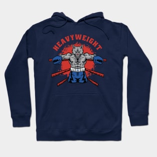 Heavy Weight Boxing Wolf Hoodie